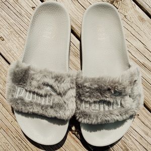 FENTY PUMA fur slides